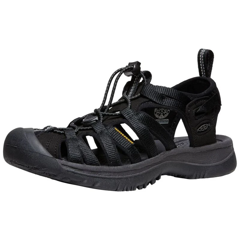 Keen Womens Whisper Sandals Black Magnet Sportpursuit