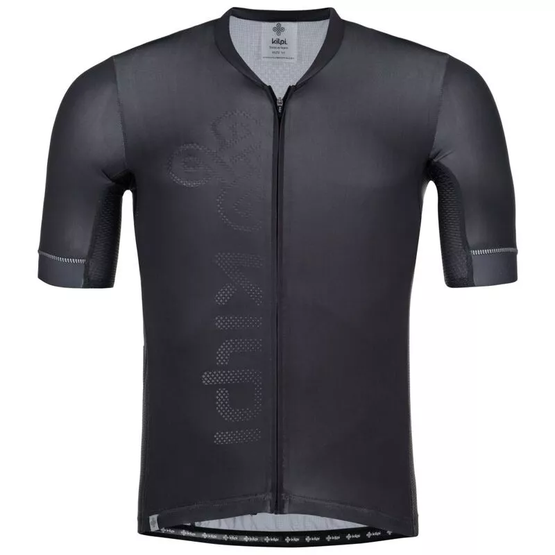 Kilpi Mens Brian Short Sleeve Cycling Jersey (Black) Sportpursuit.co