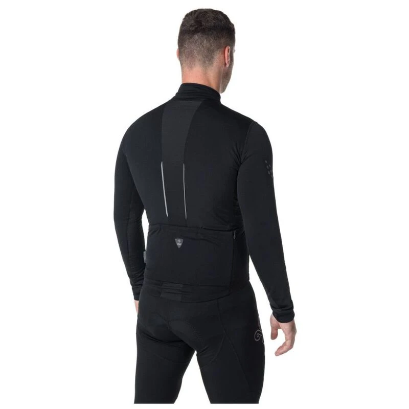 Kilpi Mens Campos Long Sleeve Cycling Jersey (Black) Sportpursuit.co