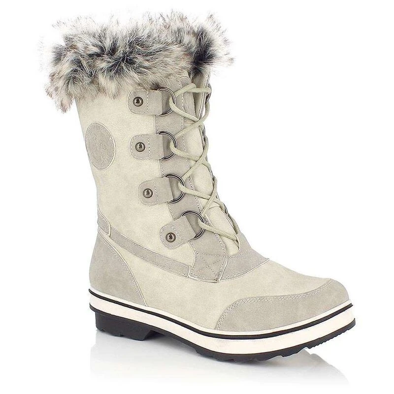 Kimberfeel Womens Megeve Snow Boots Ivory Sportpursuit