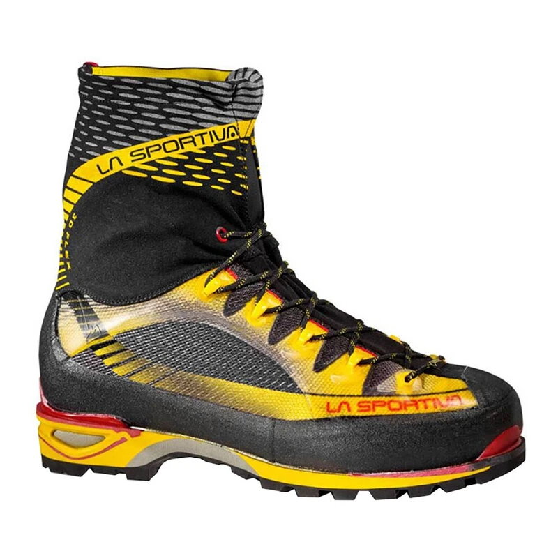 LaSportiva Mens Trango Ice Cube GTX Mountaineering Boots Black Yellow