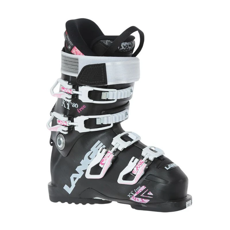 Lange Womens XT Free 80 W 19/20 Ski Boots (Black)