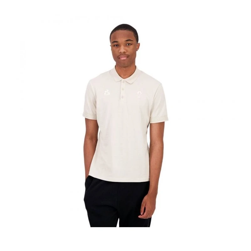 Le Coq Sportif Mens ESS P24 N 2 Polo Blue Sportpursuit