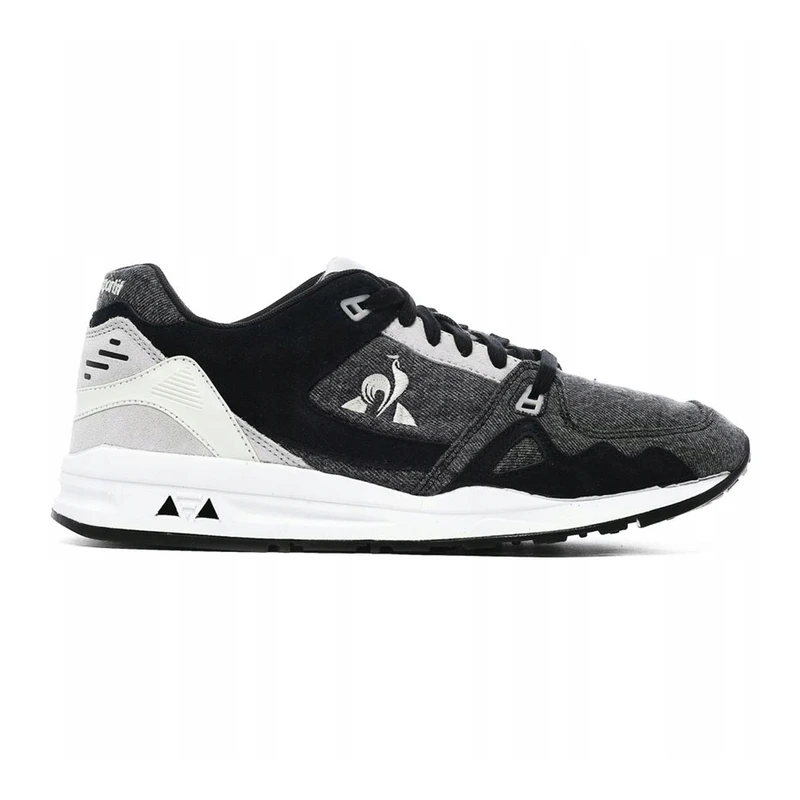 LeCoqSportif Mens LCS R1000 Denim Casual Shoes Anthracite galet Sp
