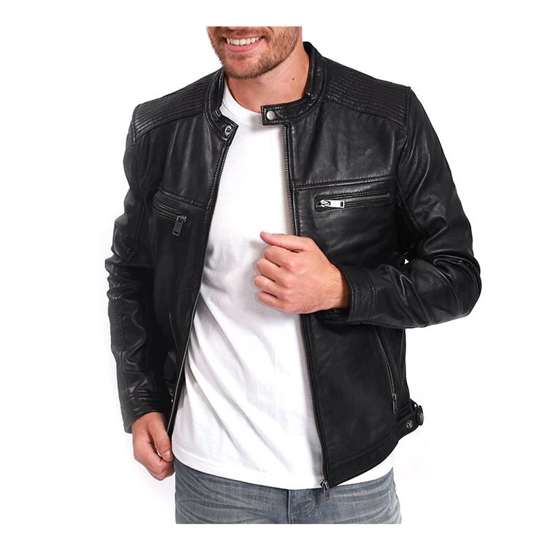 Lee cooper check collar down jacket mens top