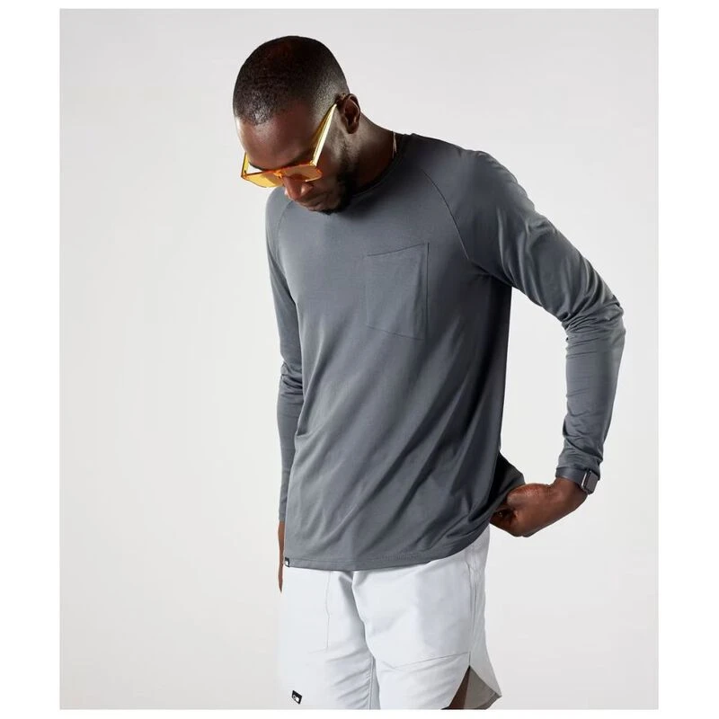 Lifelabs CoolLife Long Sleeve TShirt (Charcoal Grey) Sportpursuit.c