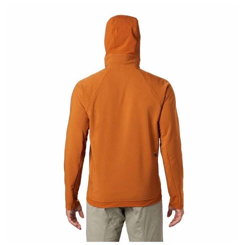 Mountain Hardwear Mens Keele Hooded Jacket Rust Earth Sportpursuit