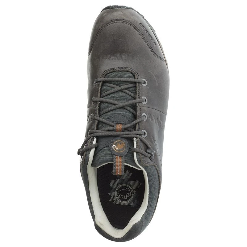 Mammut Mens Alvra Low Leather Shoes Dark Graphite Timber Sportpurs