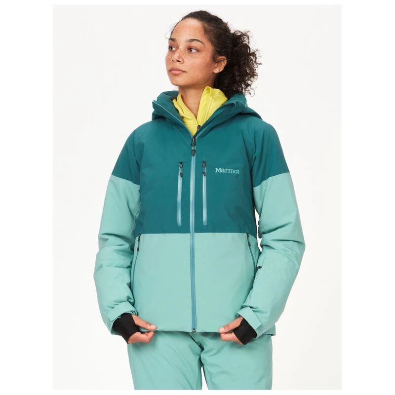Marmot Womens Pace Jacket (Dark Jungle/Blue Agave) | Sportpursuit.com