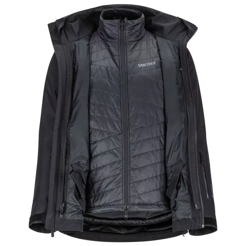 Marmot Mens KT Component Ski Jacket Black Sportpursuit