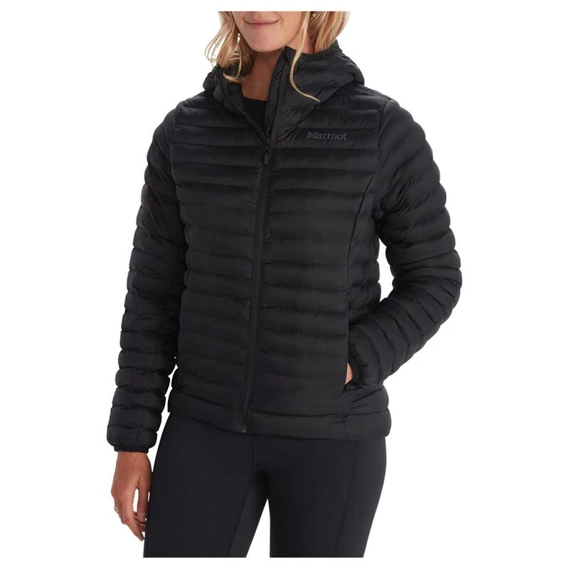 Marmot Womens Echo Featherless Hooded Jacket (Black) | Sportpursuit.co