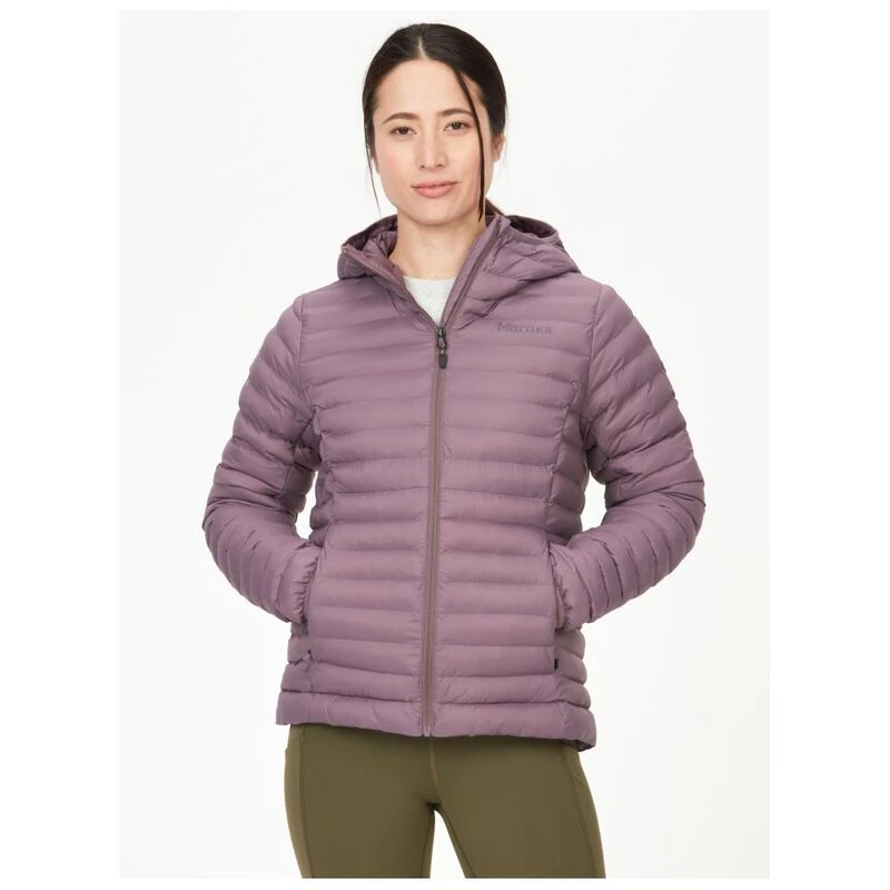 Marmot Womens Echo Featherless Hooded Jacket Hazy Purple Sportpurs