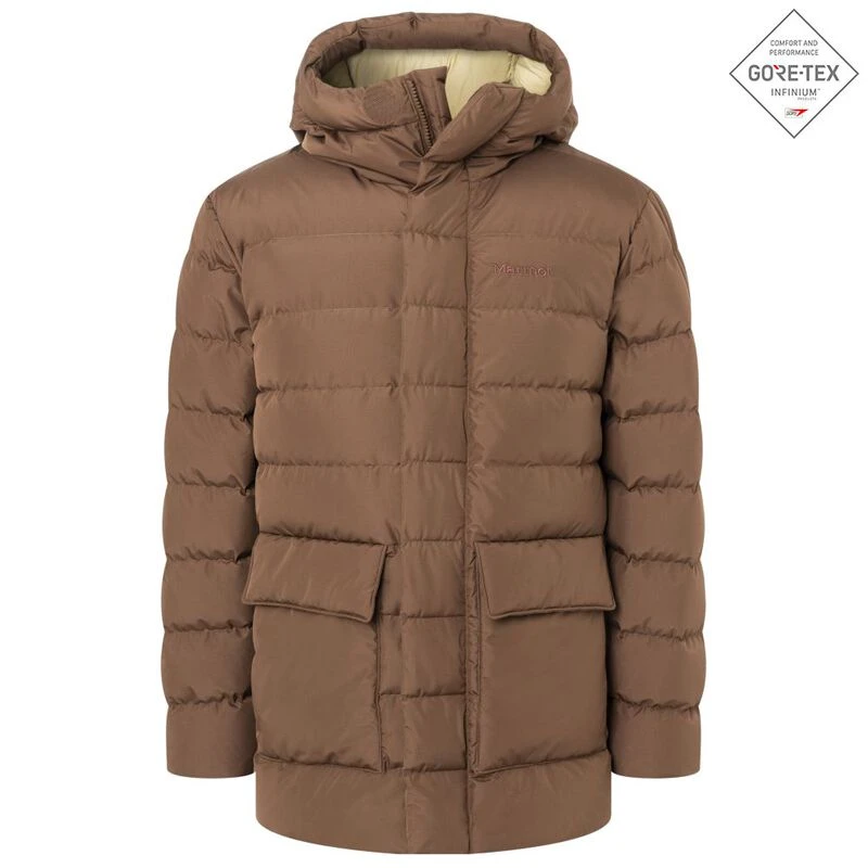 Marmot Mens WarmCube GTX Infinium Golden Mantle Jacket Pinecone Sp