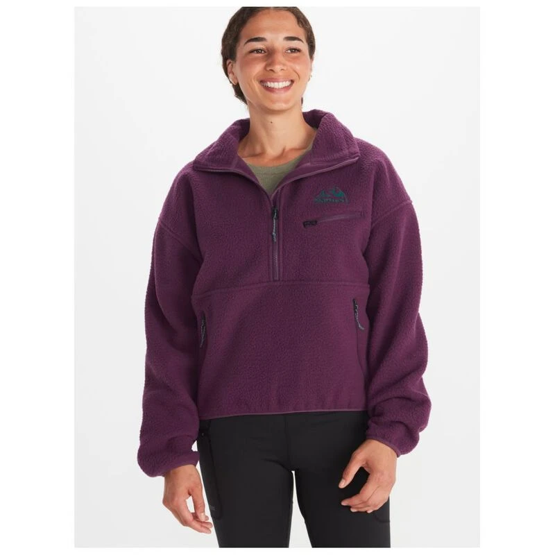 Marmot Womens 94 E.C.O. Recycled Pullover Purple Fig Sportpursuit