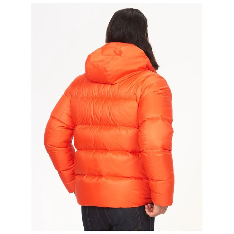 Marmot Mens Guides Hooded Down Jacket Flame Sportpursuit