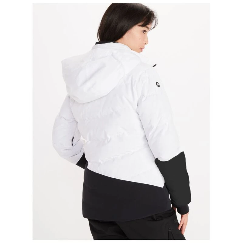 Marmot Womens Slingshot Jacket White Black Sportpursuit