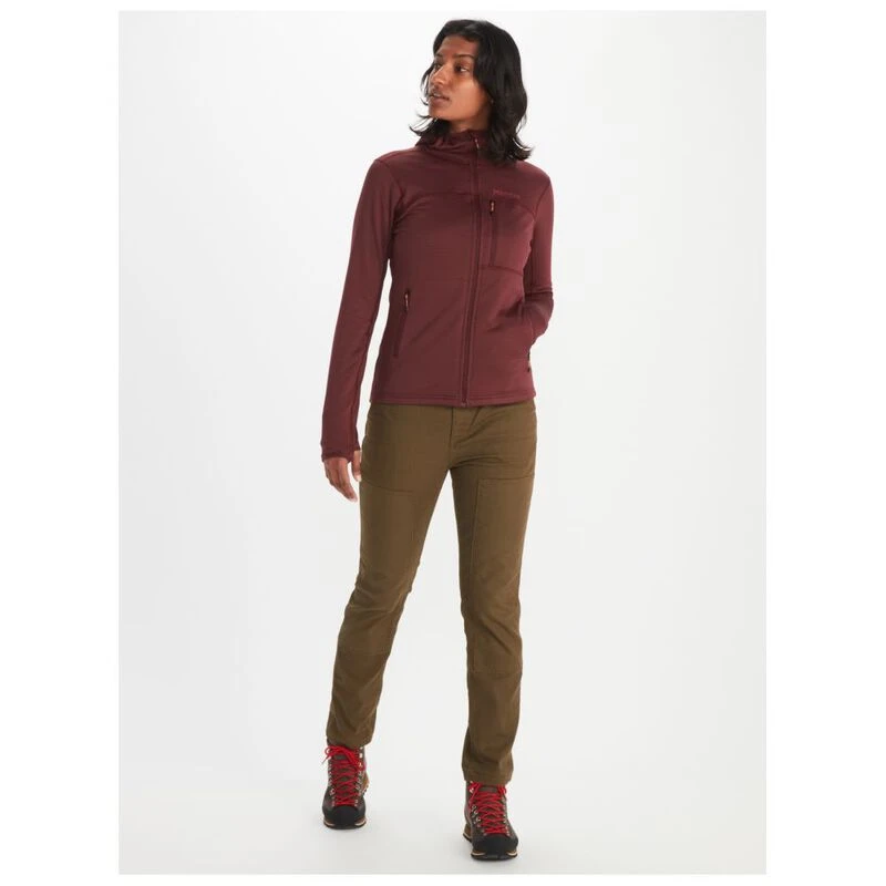 Marmot Womens Preon Hooded Fleece Jacket Port Royal Sportpursuit.c