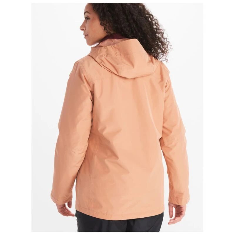 Marmot Womens Ramble 3 in 1 Component Jacket Rose Gold Sportpursui
