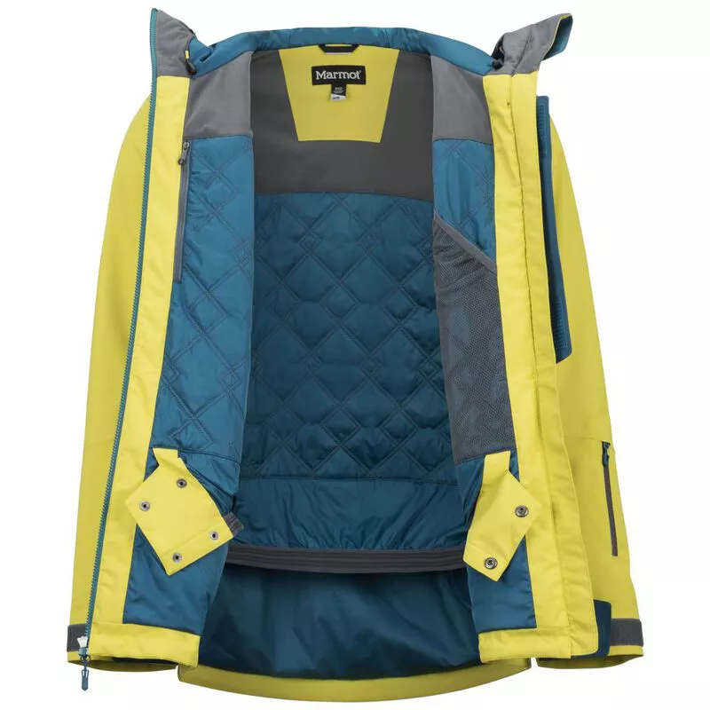 Marmot Mens Androo Jacket (Citronella/Moroccan Blue) | Sportpursuit.co