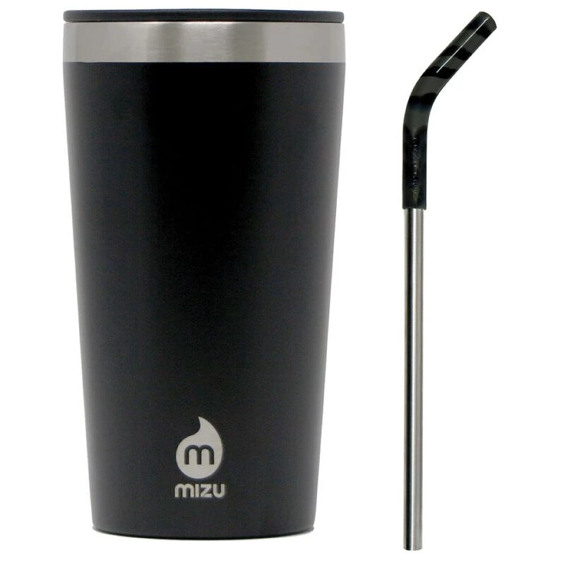 Mizu - Coffee Mug | 14 oz Stainless Mug | Vacuum Insulated | Stainless Red