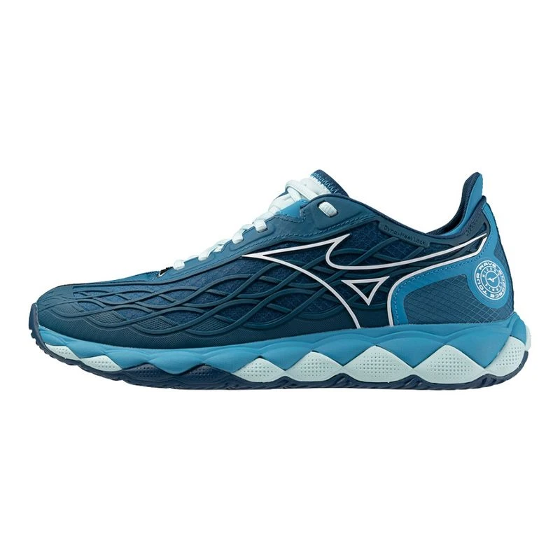 Mizuno Mens Wave Enforce Tour AC Tennis Shoes Blue Sportpursuit