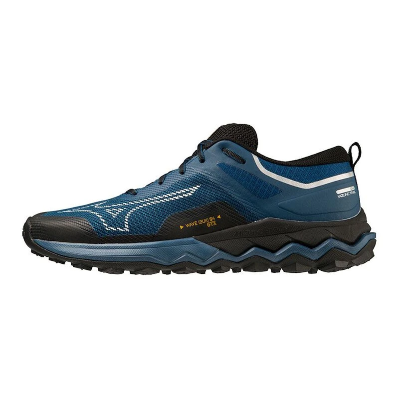 Mizuno Mens Wave Ibuki 4 GTX Trail Running Shoes Blue Sportpursuit