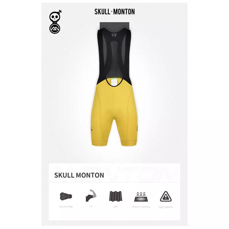 Yellow bib shorts deals