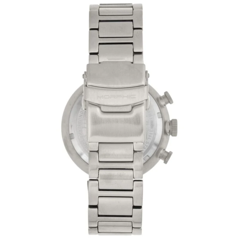 Morphic M87 Series Chronograph Bracelet Heren Casual Horloge Zilverkl