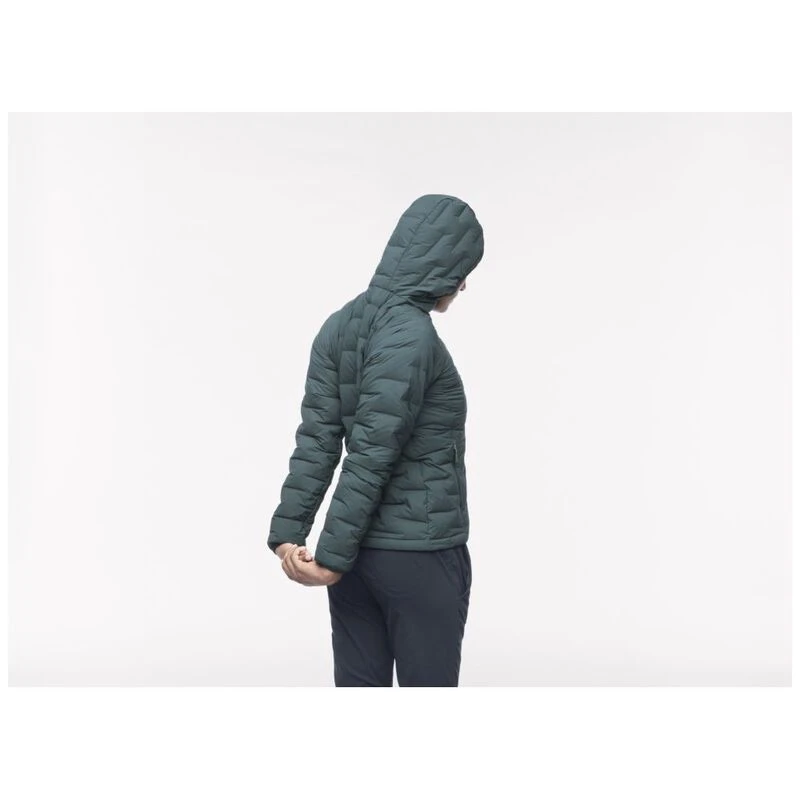Mountain Hardwear Womens Super DS Stretchdown Hooded Jacket Blue Spru