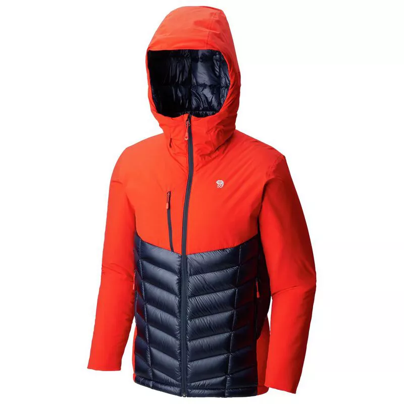 Mountain hardwear supercharger store hooded insulated jacket