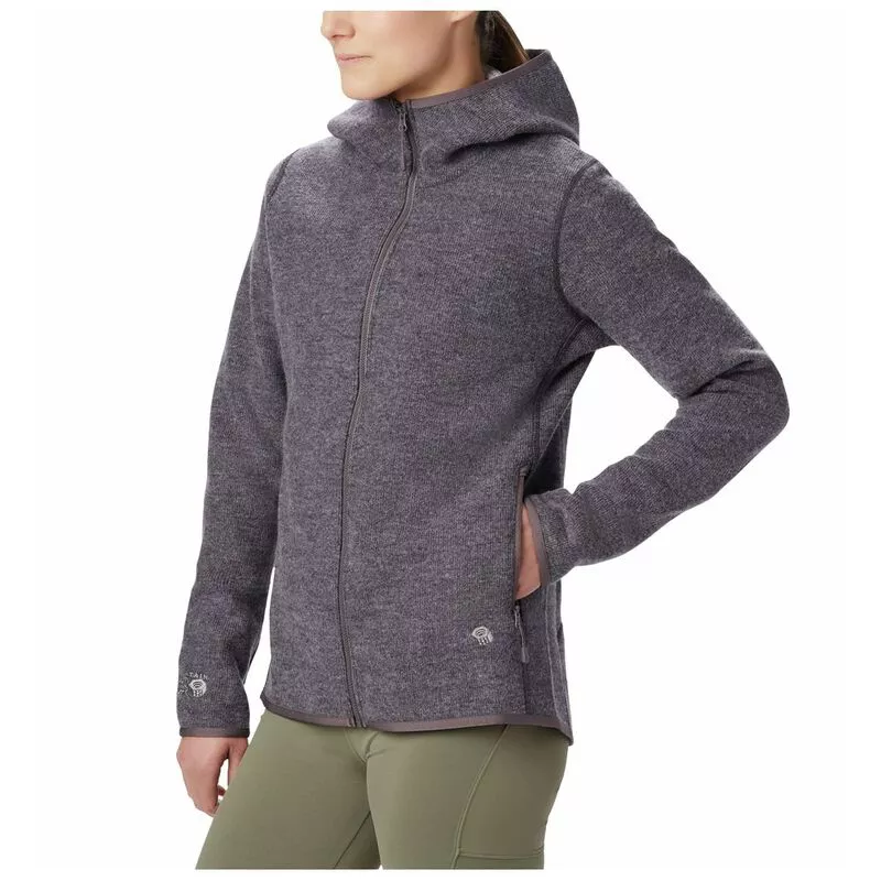 Mountain Hardwear Womens Hatcher Full Zip Hoodie Purple Dusk Sport