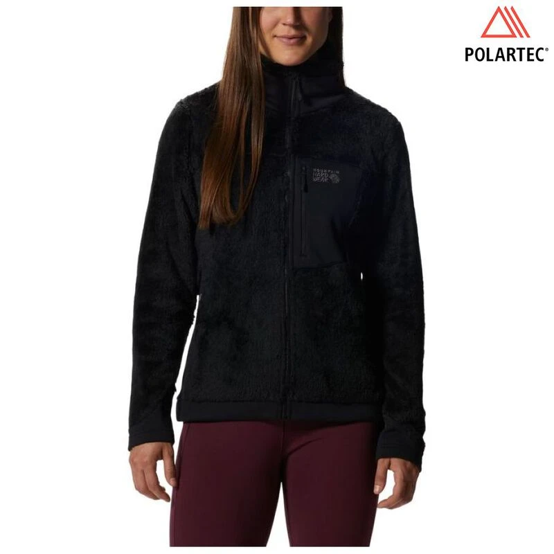 MountainHardwear Womens Polartec High Loft Jacket Black Sportpursu