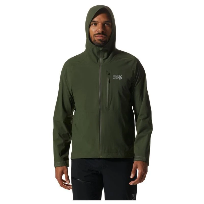 MountainHardwear Mens Stretch Ozonic Jacket (Surplus Green) | Sportpur