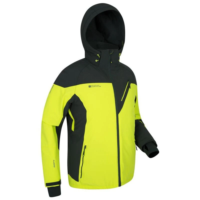 Mountain Warehouse Mens Asteroid Ski Jacket Lime Sportpursuit
