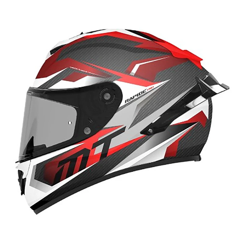 MtHelmets Rapide Pro Fugaz Motorbike Helmet Red Sportpursuit