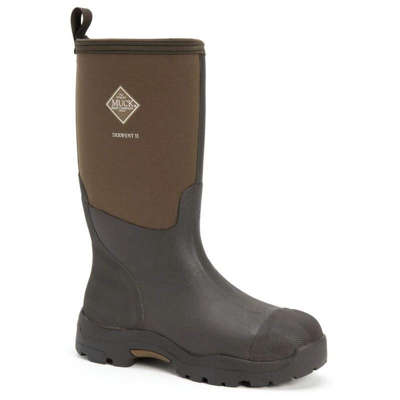 MuckBoot Derwent II Rubber Boots (Black/Bark) | Sportpursuit.com