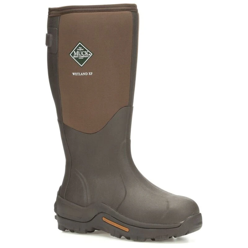 MuckBoot Mens Wetland XF Rubber Boots (Brown) | Sportpursuit.com