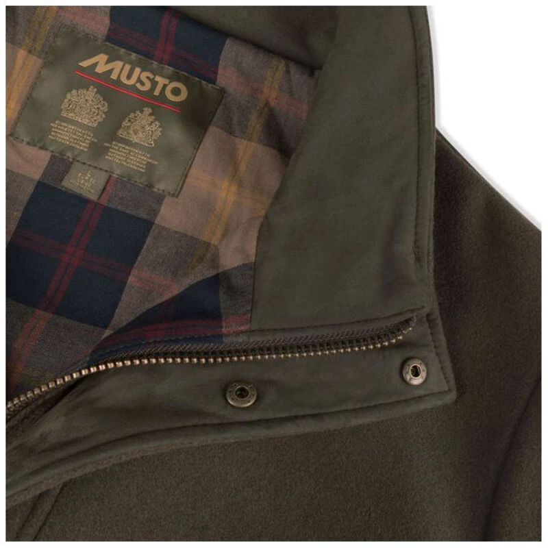 Musto Mens Brampton BR2 Melton Jacket Rifle Green Sportpursuit