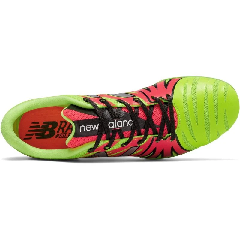 Lime green track clearance spikes
