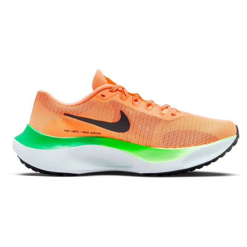 Nike Womens Zoomfly 5 Running Shoes (Total Orange/Black/Bright Crimson