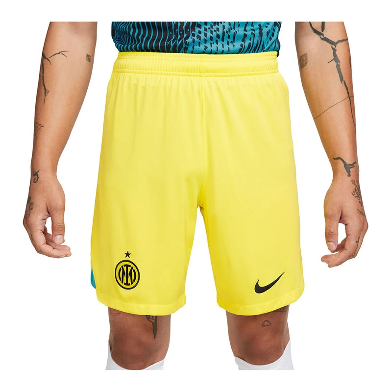 Mens yellow nike shorts top