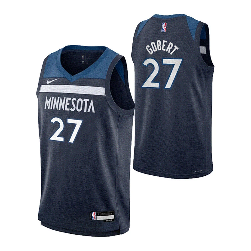 Nike Icon Swingman Gobert Rudy Jersey Blue Sportpursuit