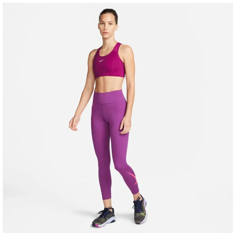 Nike Womens One Tights (Viotech/Hyper Pink) | Sportpursuit.com