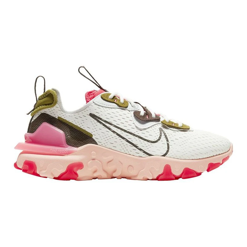 Nike women's react element 55 trainer white / hyper crimson sales