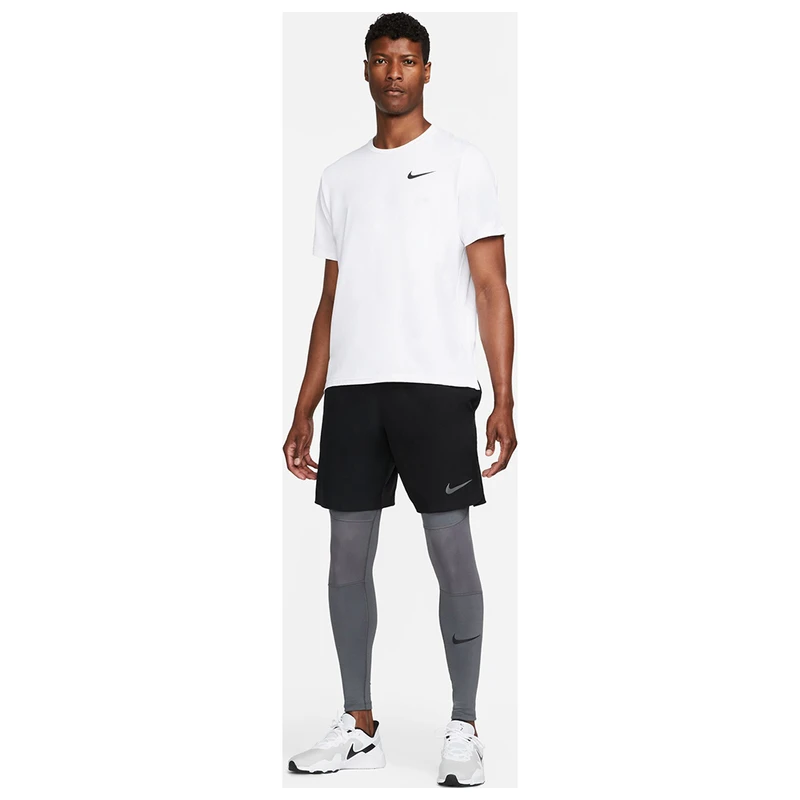 Nike Mens Pro Warm Tights (Iron Grey/Black) | Sportpursuit.com