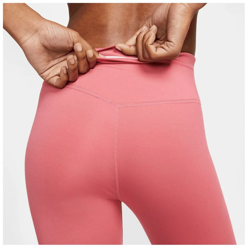 Nike One Dri Fit Training Shine Pink Leggings Pick-up Pink Shiny Leggings  with 2 Inner Pockets DD54.39 Fo - AliExpress