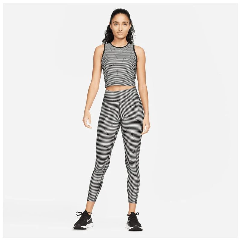 Nike Running Fast Dri-Fit mid rise leggings in smoke grey