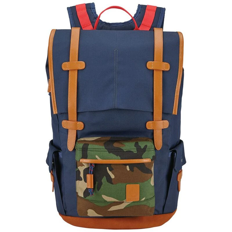 Nixon Boulder Backpack Navy Woodland Camo Sportpursuit
