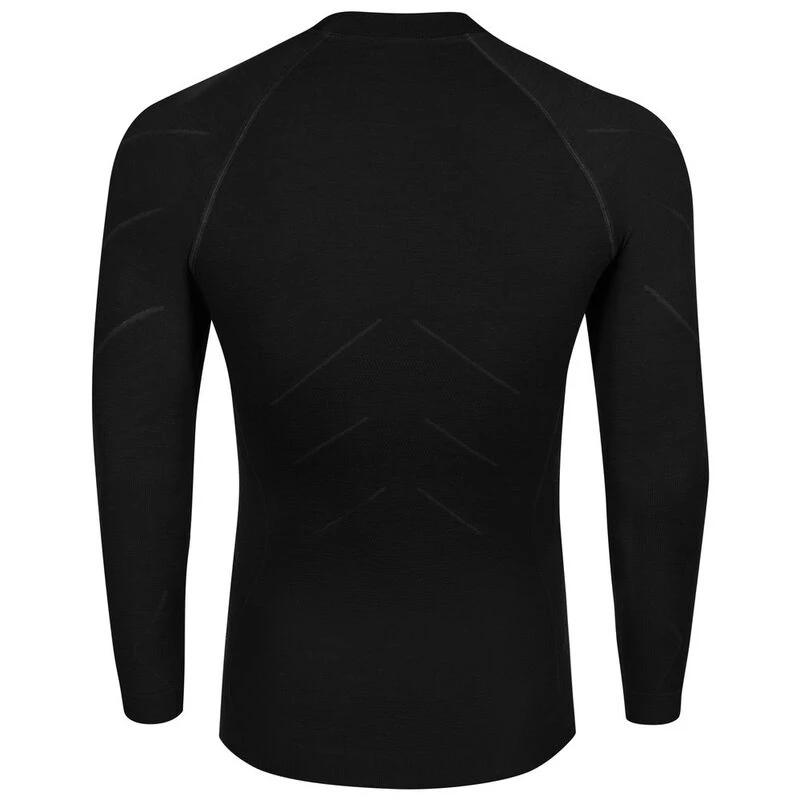 Nordtrek Katmai Merino Long Sleeve Top (Black) | Sportpursuit.com