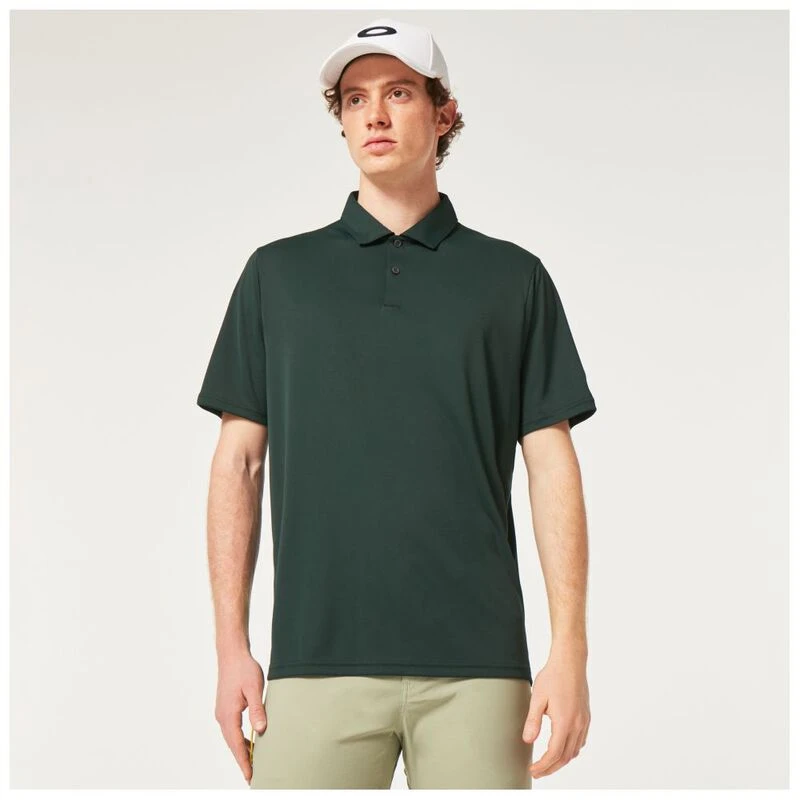 Oakley Mens Divisional UV II Polo Shirt Hunter Green Sportpursuit